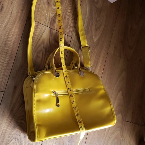 Mustard colored yellow cross body or tote - Picture 8 of 8